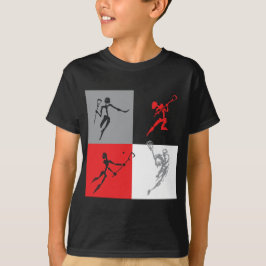 Abstrakt Lacrosse Tröja