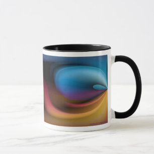 abstrakt land mugg