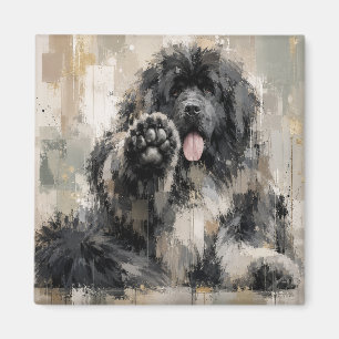 Abstrakt Landseer Magnet