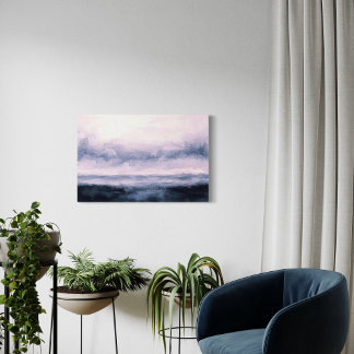 Abstrakt Landskap, Mörk River Canvastryck