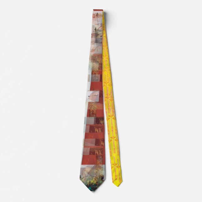 Abstrakt Lanes Terracotta & Cream Slips (Framsida)