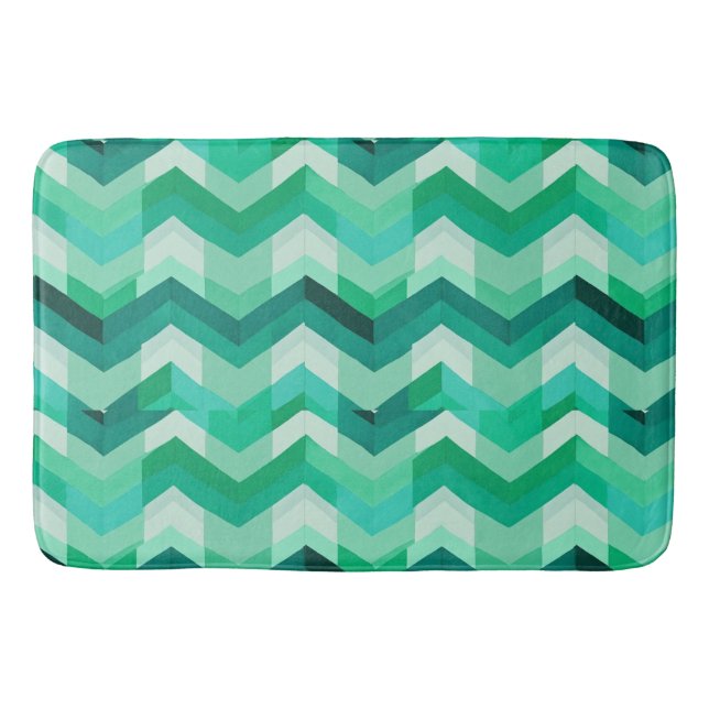 Abstrakt Large Chevron Badrumsmatta (Framsidan)