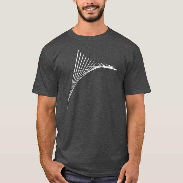 Abstrakt Lasers-svosh T Shirt (Framsida)