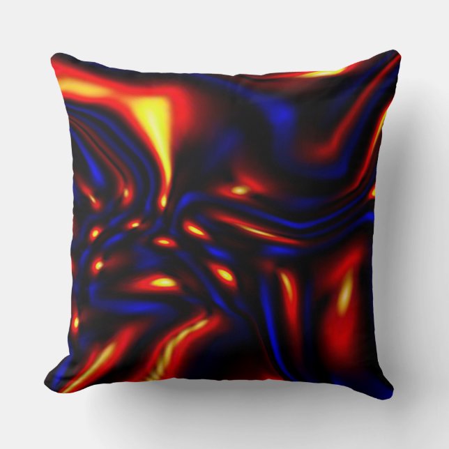 Abstrakt Lava Decorative Pillow Kudde (Framsida)