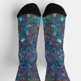 Abstrakt Lavender Socks