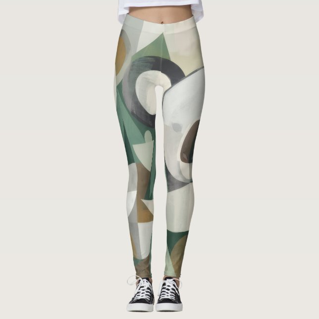 Abstrakt Leggings (Framsida)