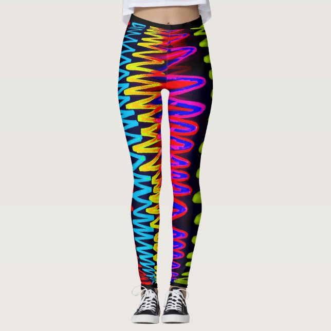Abstrakt Leggings (Framsida)
