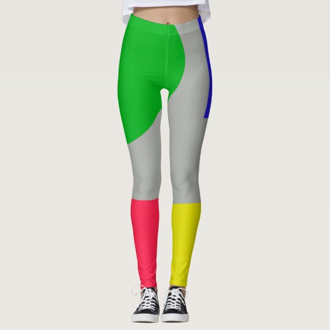 Abstrakt Leggings (Framsida)