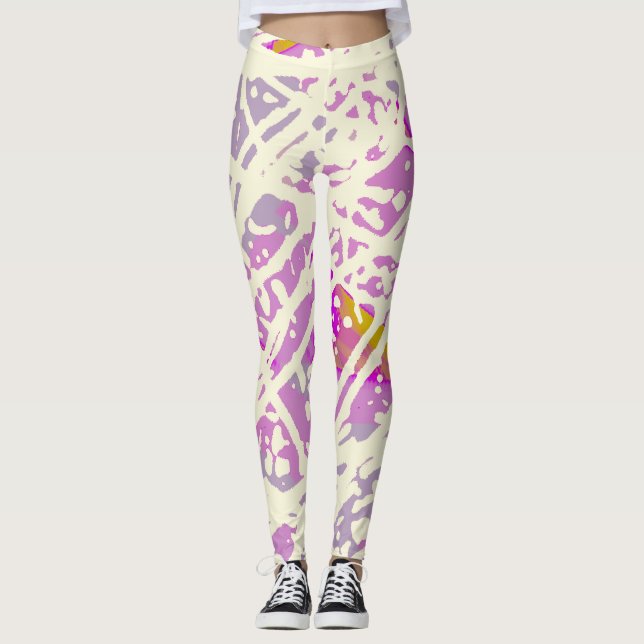 Abstrakt Leggings (Framsida)