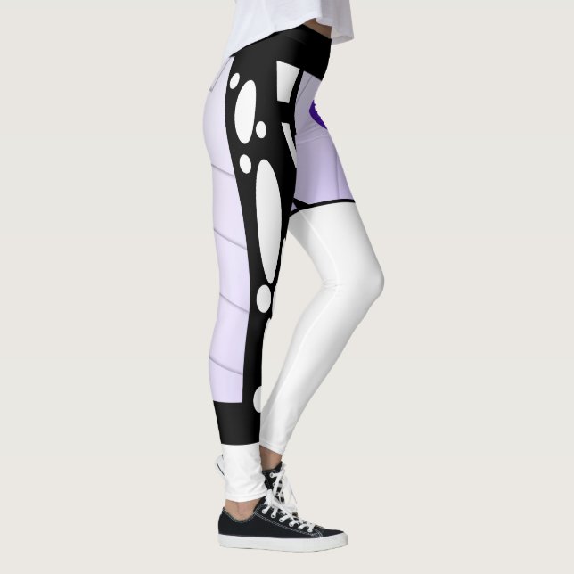 Abstrakt Leggings (Höger)