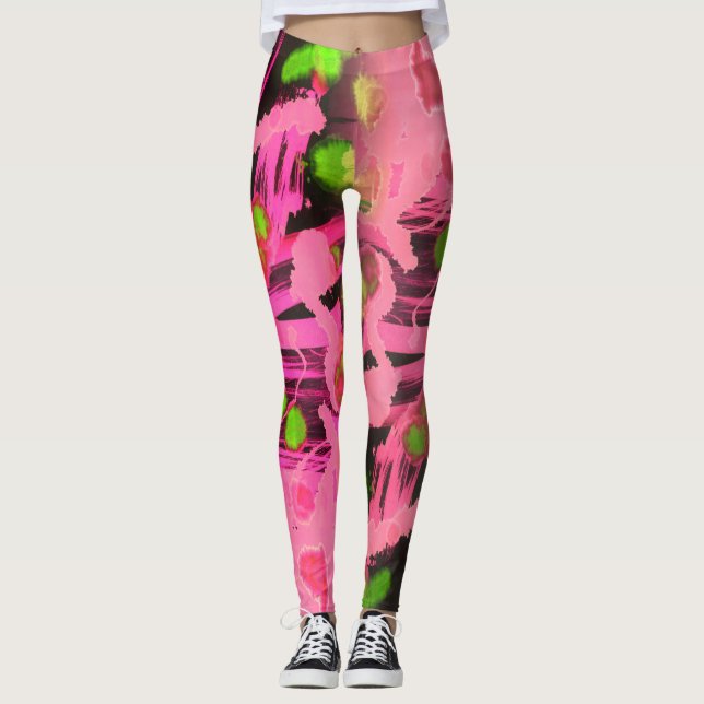 Abstrakt Leggings (Framsida)