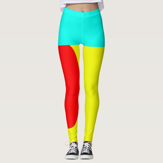 Abstrakt Leggings (Framsida)