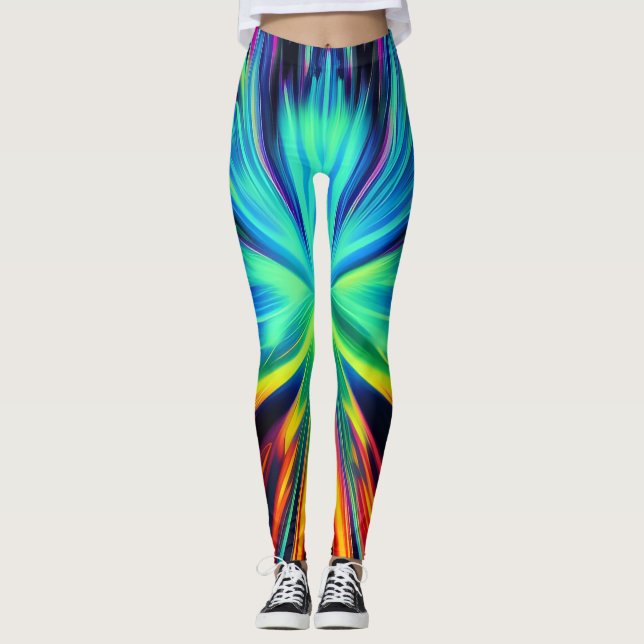 Abstrakt Leggings (Framsida)