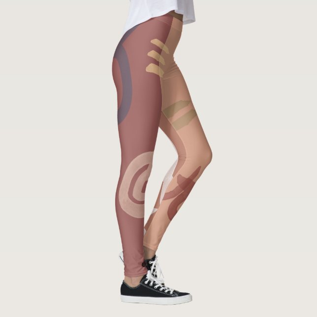 Abstrakt Leggings (Höger)