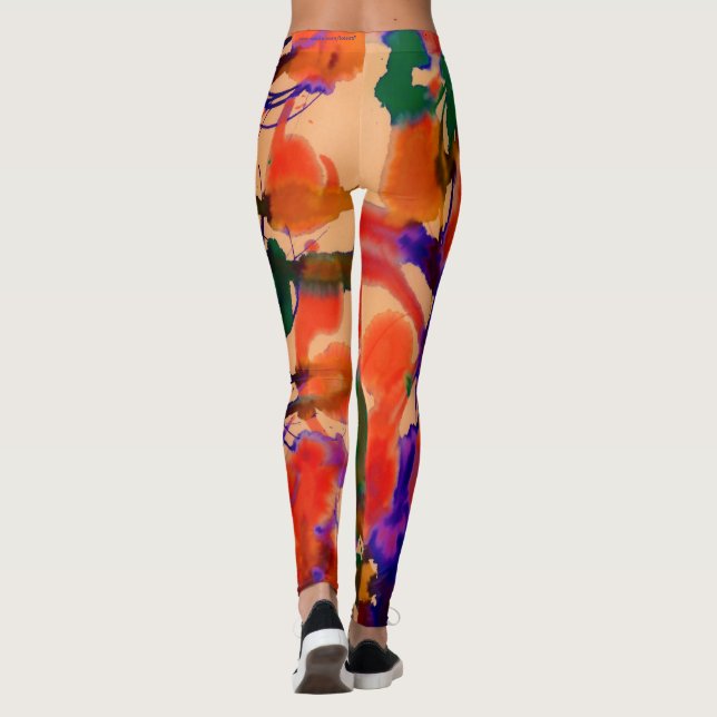 Abstrakt Leggings (Baksida)