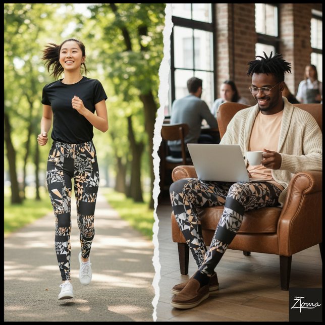 abstrakt leggings (Skapare uppladdad)