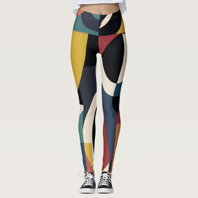 Abstrakt Leggings (Framsida)