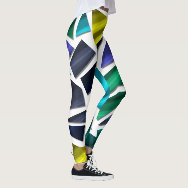 Abstrakt Leggings (Höger)