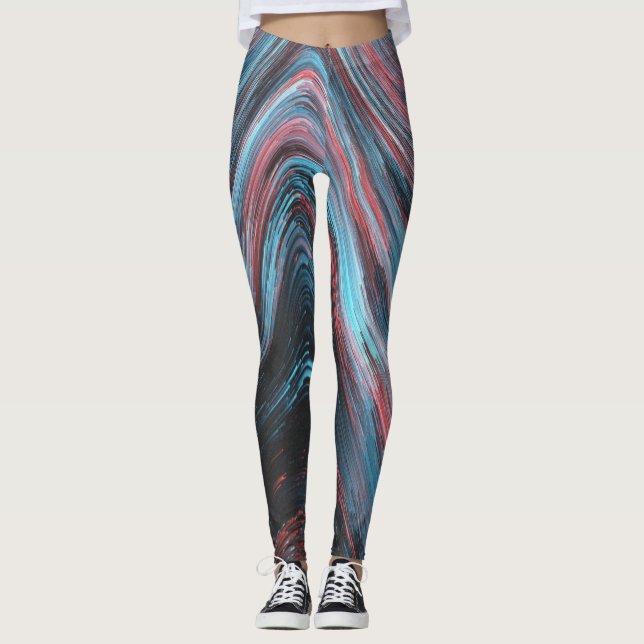Abstrakt Leggings (Framsida)