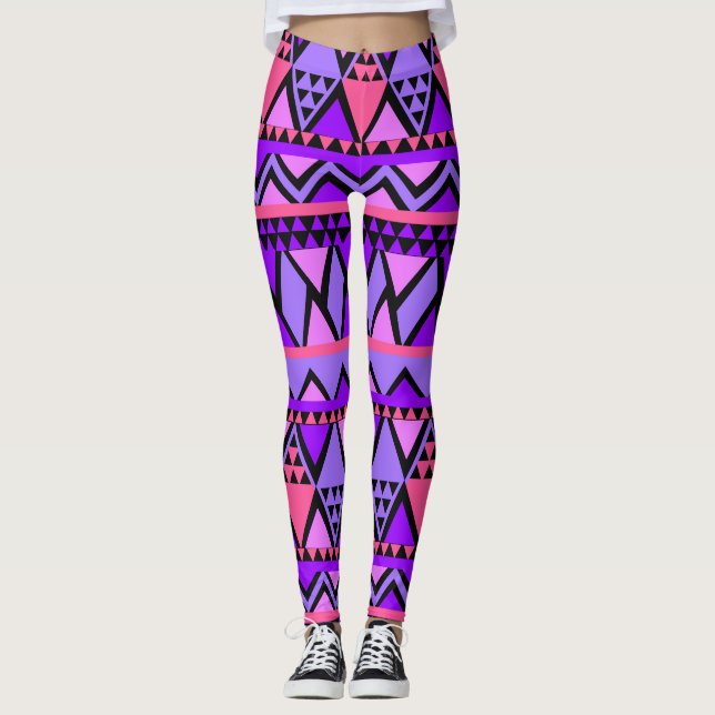 Abstrakt Leggings (Framsida)