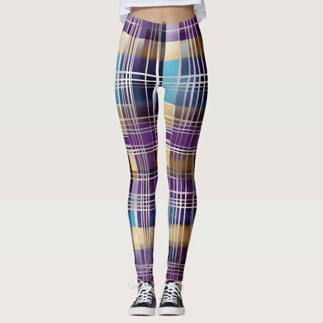 abstrakt leggings (Framsida)