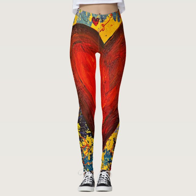 Abstrakt Leggings (Framsida)