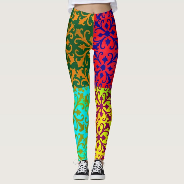Abstrakt Leggings (Framsida)