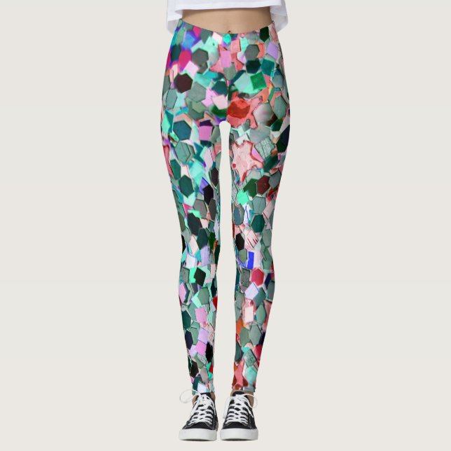 Abstrakt Leggings (Framsida)