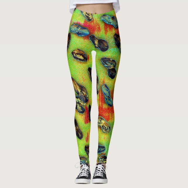 Abstrakt Leggings (Framsida)