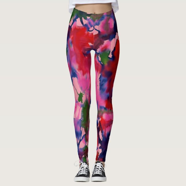 Abstrakt Leggings (Framsida)
