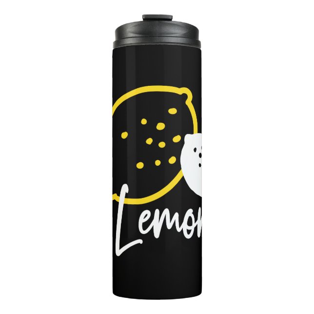 Abstrakt Lemon Illustration - Färsk citruskonst (Framsida)