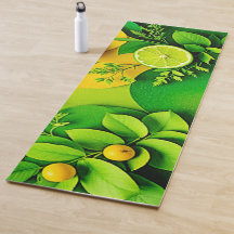 Abstrakt Lemon Lime Natur Art