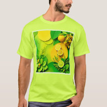 Abstrakt Lemon Lime Natur Art