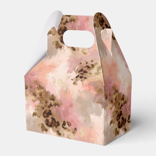 Abstrakt Leopard Skriv ut - favoritrutor Presentaskar (Framsidan Sidan)