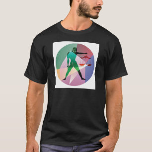 abstrakt libra tee