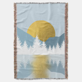 Abstrakt Ligcape Golden Winter Sunset Sunrise Filt