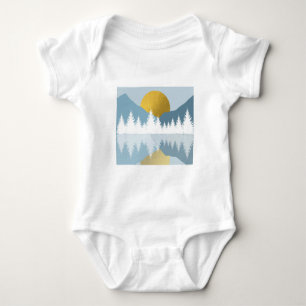 Abstrakt Ligcape Golden Winter Sunset Sunrise T Shirt