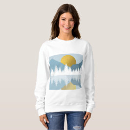 Abstrakt Ligcape Golden Winter Sunset Sunrise T Shirt
