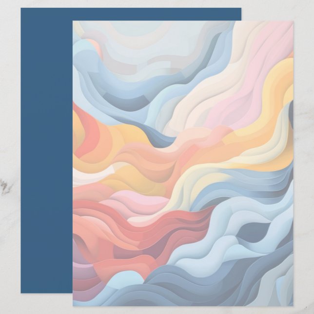 Abstrakt liggande 2 (Fram/baksida)