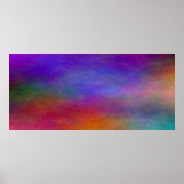 Abstrakt liggande II Poster (Framsidan)