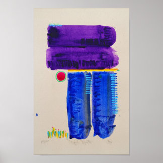 Abstrakt liggande poster