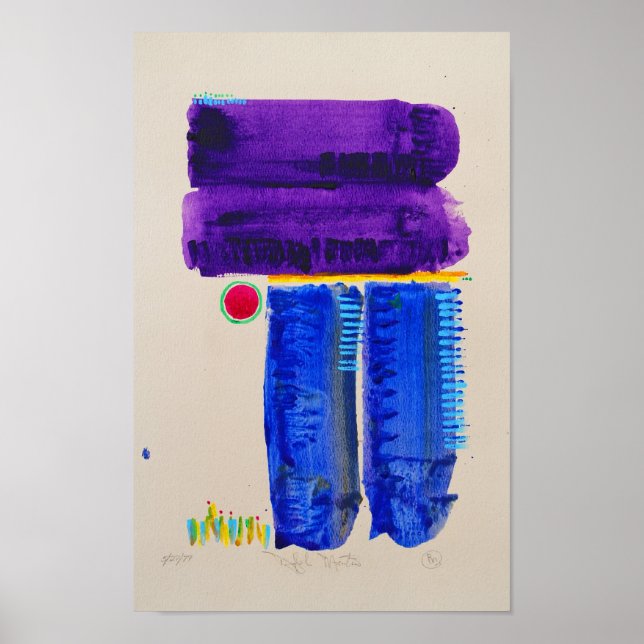 Abstrakt liggande poster (Framsidan)