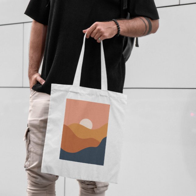 Abstrakt liggande Tote Bag Tygkasse (Skapare uppladdad)