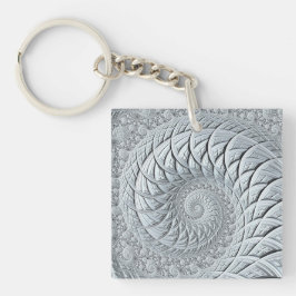 Abstrakt Light Grått Spiral Fractal