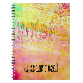 Abstrakt Light Painting Art Journal Notebook Anteckningsbok