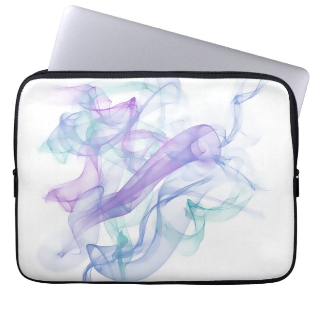 Abstrakt Lila Dimma Laptop Sleeve (Framsidan)