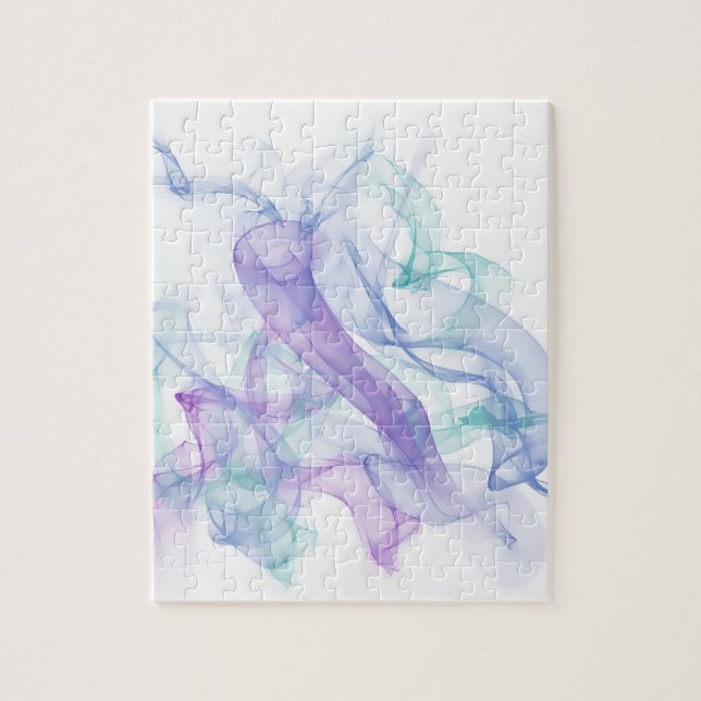 Abstrakt Lila Dimma Pussel (Vertikal)