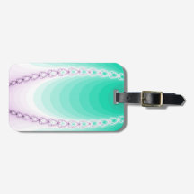 Abstrakt lila grön gradient fraktal