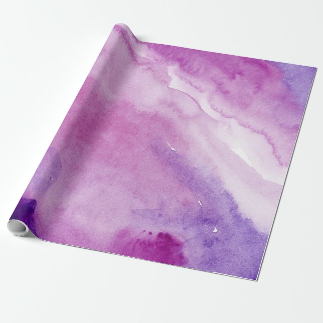 Abstrakt Lila Marble Wrapping Papprare Presentpapper (Utrullad)