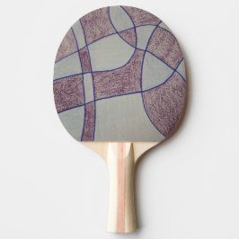 Abstrakt lila pingisracket